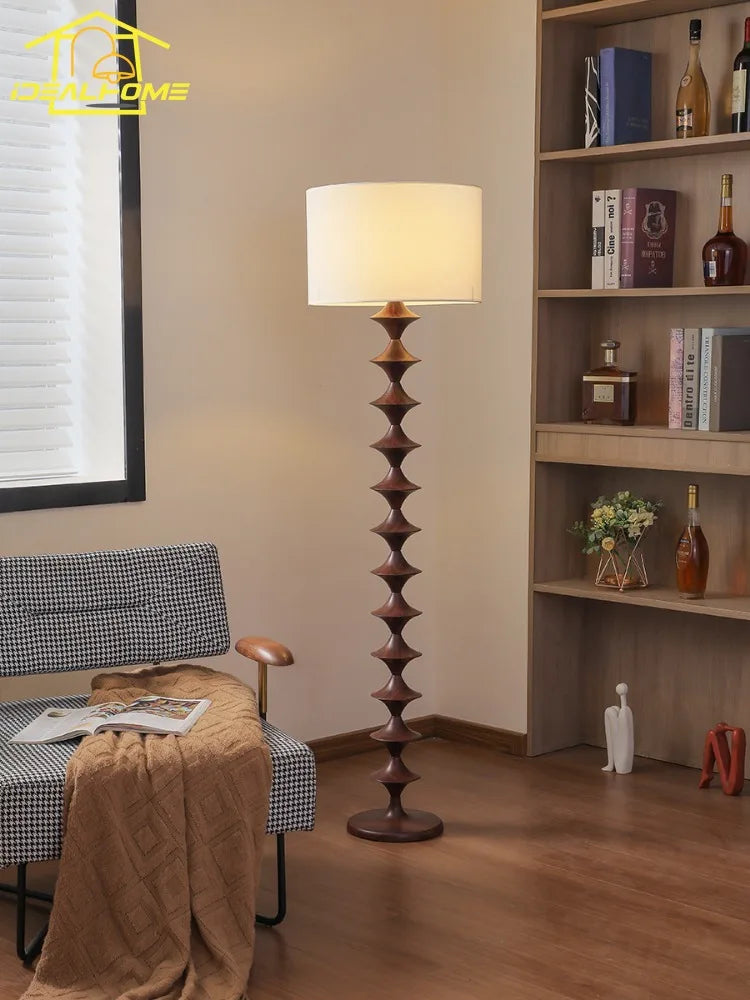 DecorBites™ مصباح أرضي LED بتصميم قرعي E27، إضاءة قائمة حديدية فنية زخرفية لغرفة المعيشة
