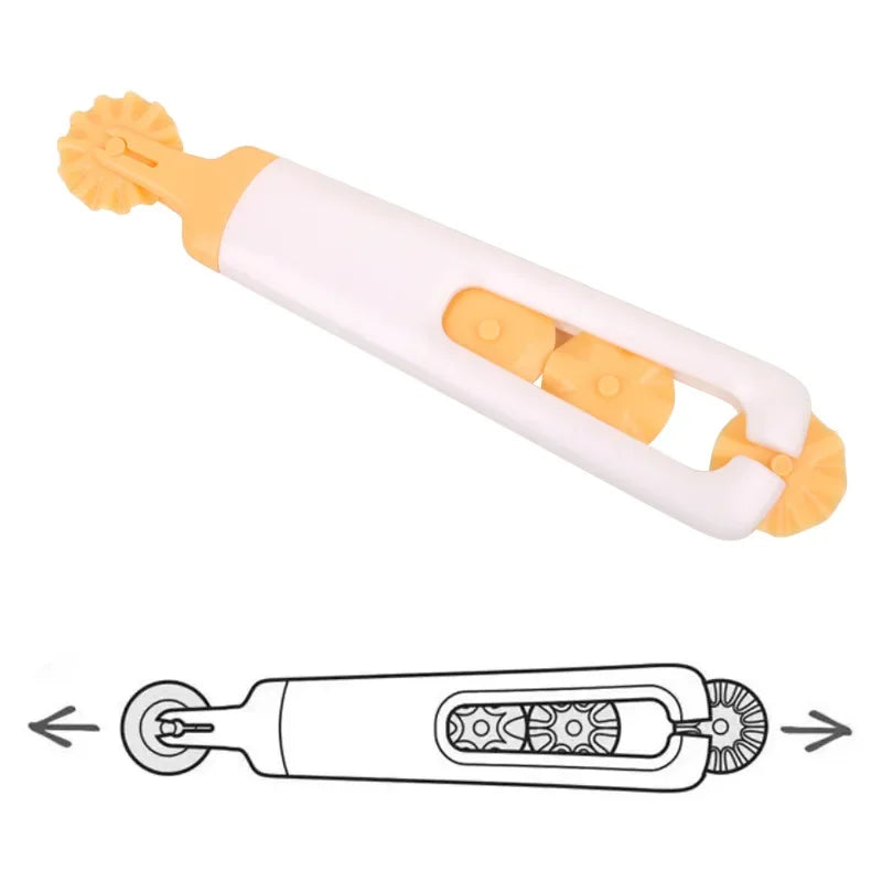 DecorBites™ Dough Roller Cutter: Baking & Pastry Tool for Perfectly Round Dumplings & Cookies