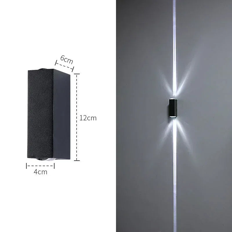 DecorBites™ Aluminum Waterproof Porch Spot Wall Lamp: High Power Indoor Outdoor Light