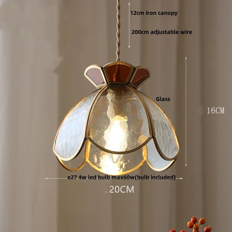DecorBites™ Clear Glass LED Pendant Lights for Modern Home Decor and Restaurant, 200cm Wire