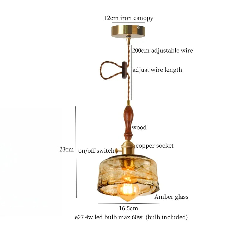 DecorBites™ Cracked Glass LED Pendant Lights for Home Decor, Restaurant, Living Room, Kitchen