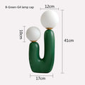 DecorBites™ Double Frosted Glass Ball Table Lamp for Bedroom & Living Room Lighting