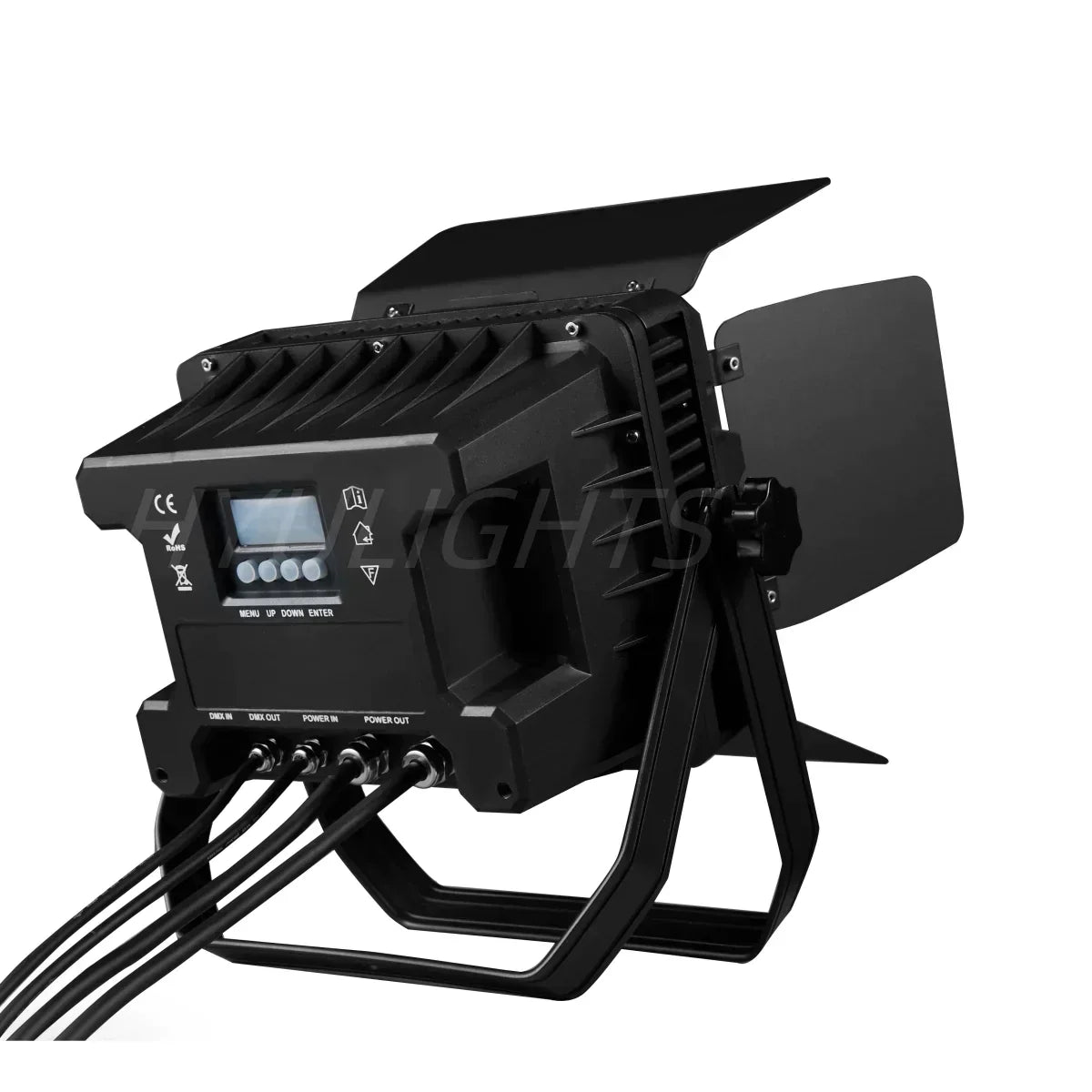DecorBites™ 24x18W RGBWA UV LED Wall Wash Flood Light with Barn Doors