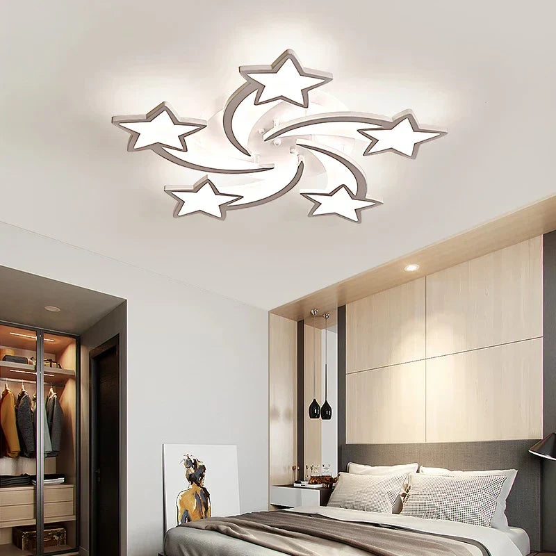 أضواء ثريا LED أكريليك DecorBites™ مع جهاز تحكم عن بعد للإضاءة الداخلية للمنزل