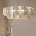 White Wabi Sabi Acrylic Pendant Chandelier