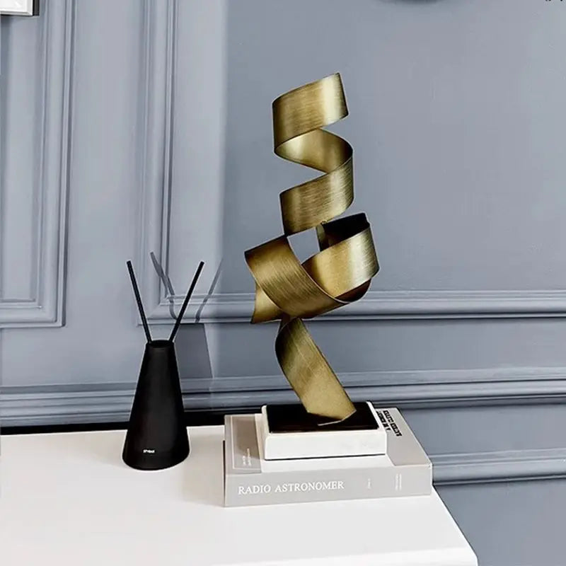 DecorBites™ Geometric Wrought Iron Ornaments for Home & Office Decor