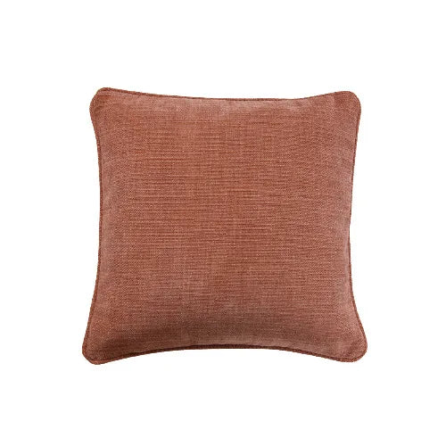 DecorBites™ Cotton Linen Peach Orange Grey Ivory Pillow Cover for Living Room Eco-friendly