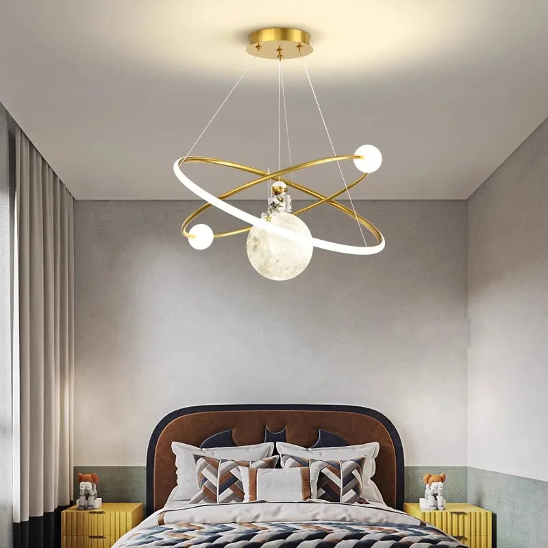 DecorBites™ ثريا متدلية LED لغرفة النوم والإضاءة في غرفة المعيشة
