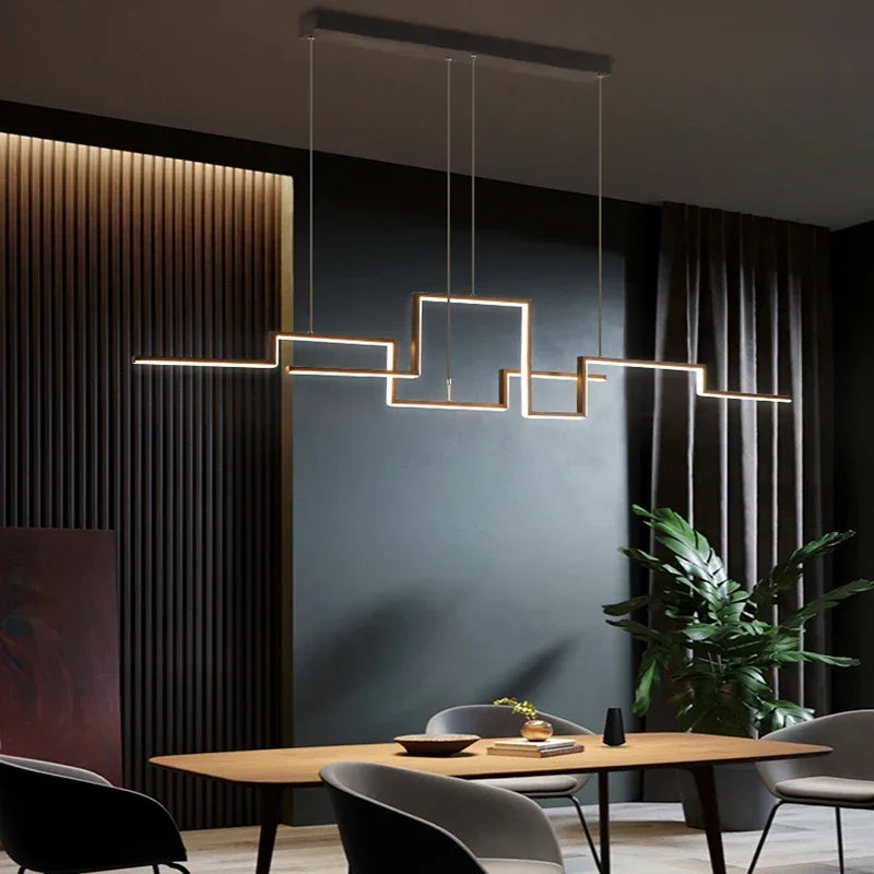 DecorBites™ Geometric LED Pendant Lights for Dining Room Kitchen Bar Home Decor