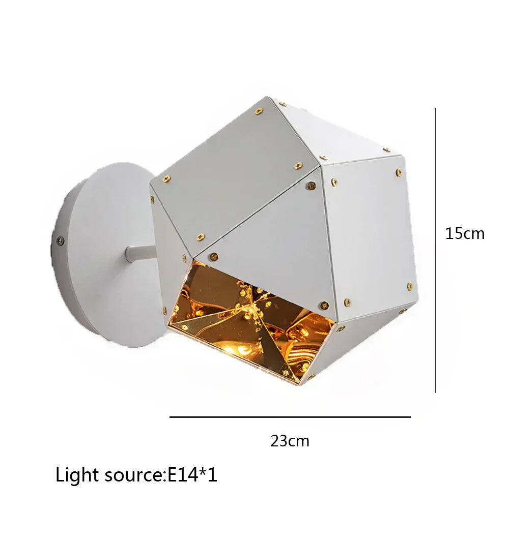 DecorBites™ Cube LED Pendant Light: Art Deco Hanging Lamp for All-Match Style