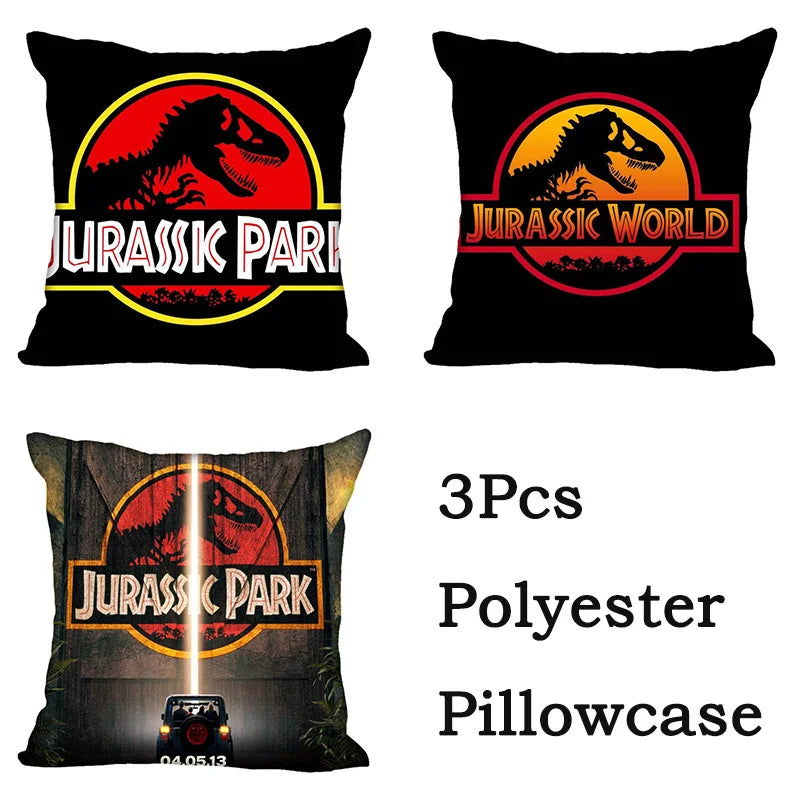 غطاء وسادة بتصميم ديناصور جوراسيك بارك من DecorBites™ للأريكة والكرسي في غرفة المعيشة
