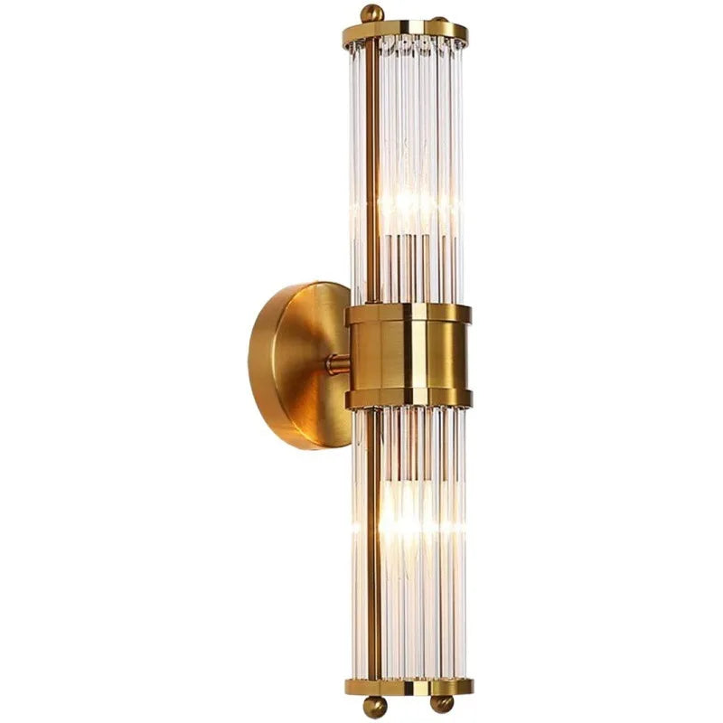 DecorBites™ Crystal LED Gold Wall Sconce Modern Bedroom Decor Sconce Fixture