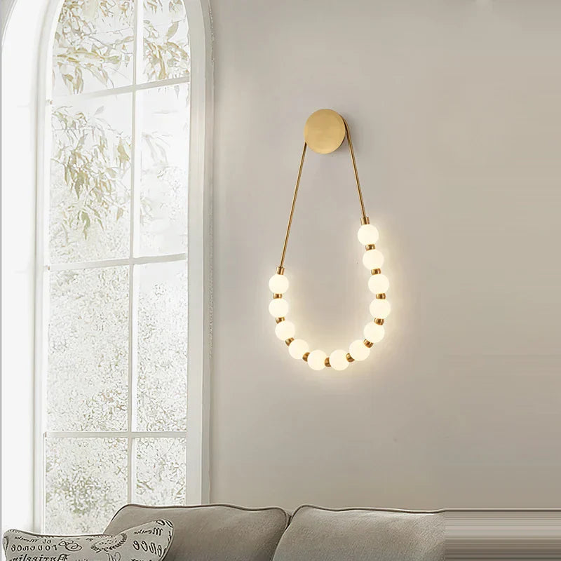 مصباح حائط LED فانتسي نيكلس من ديكور بايتس™ لغرفة النوم والمعيشة