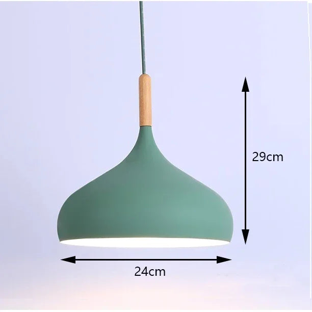 Nordic Industrial Colorful Metal Pendant Light
