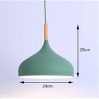 Nordic Industrial Colorful Metal Pendant Light