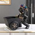 DecorBites™ Dog Statue Resin Art Sculpture Figurine Home Study Decoration Ornament