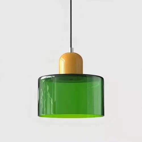 Vintage Stained Glass Mini Pendant Light