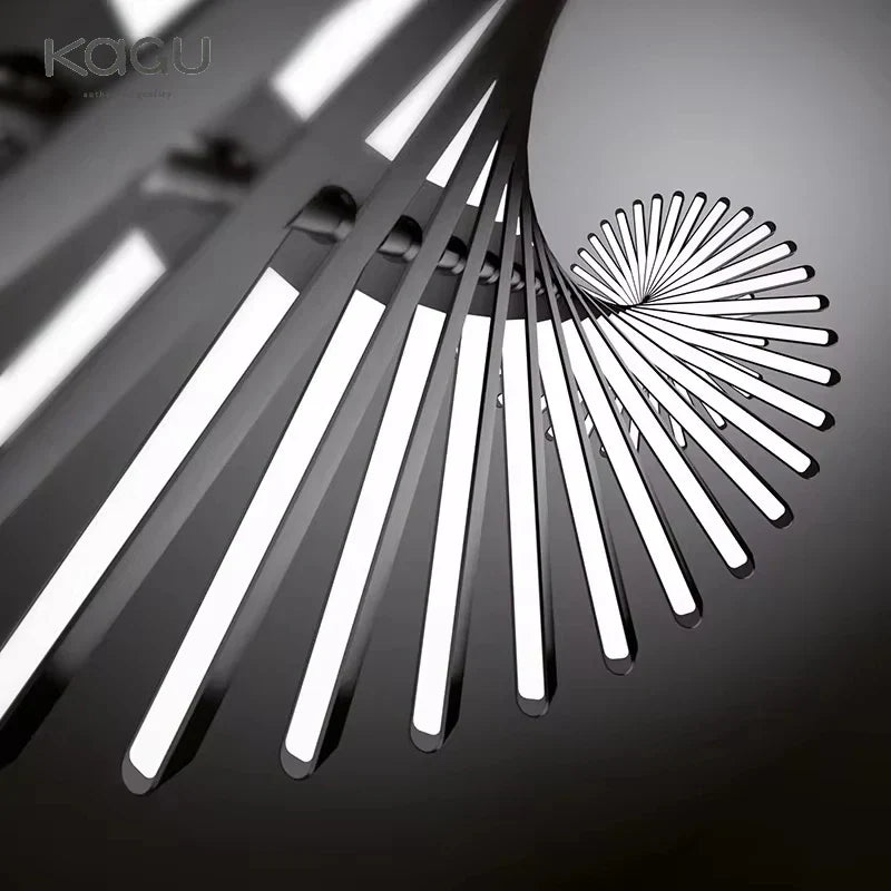 ثريا متدلية ليد بتصميم عظم السمكة DecorBites™ لديكور نورديك عصري