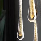 Modern Crystal Staircase Chandelier Pendant Light