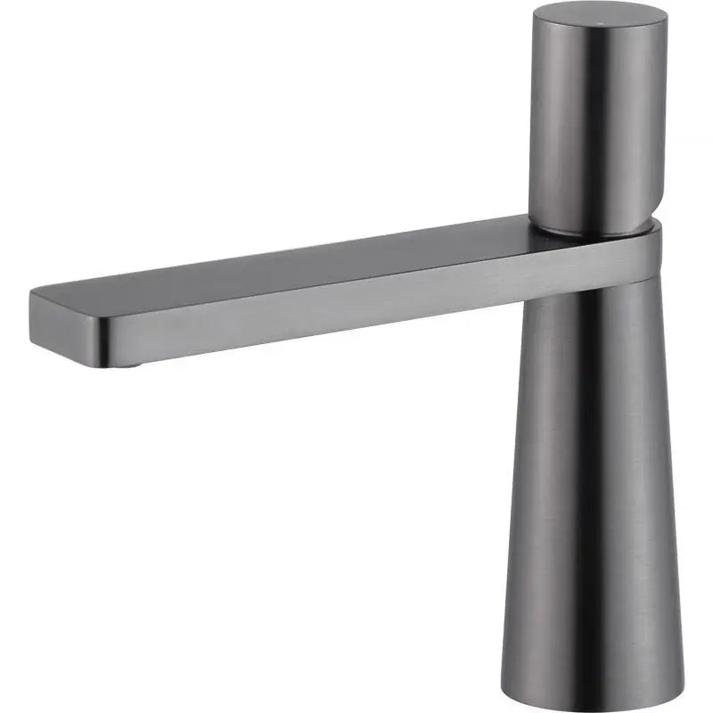 DecorBites™ Brushed Gold Basin Faucet - Elegant Brass Bathroom Mixer Tap for Lavatory