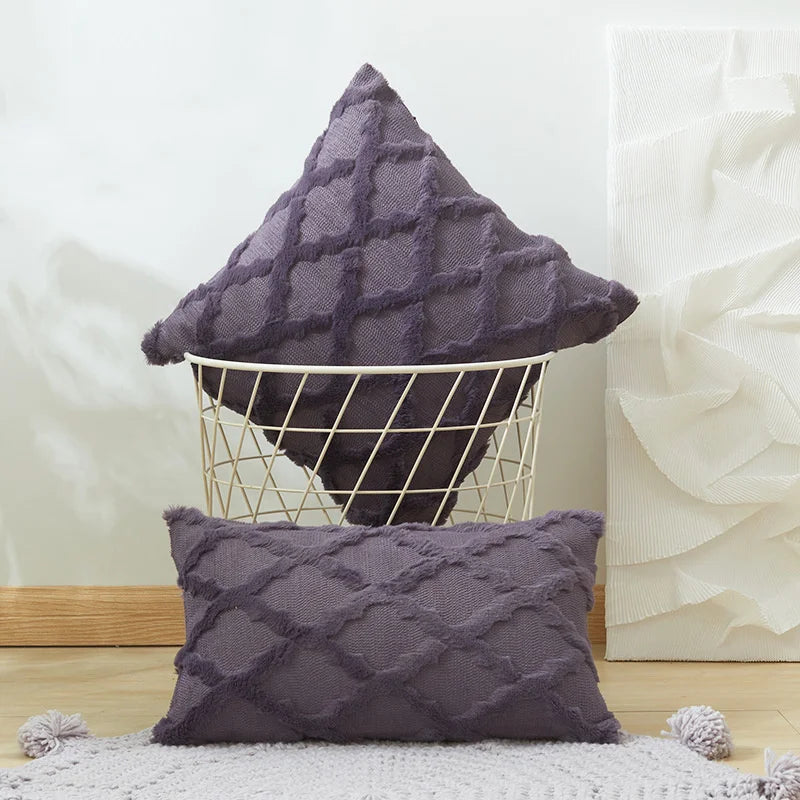DecorBites™ Diamond Embroidery Cushion Cover for Modern Home Decor