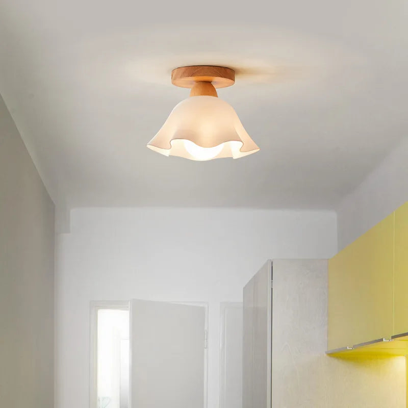 DecorBites™ LED Wood Acrylic Ceiling Lamp Modern Art Decor Light Fixture