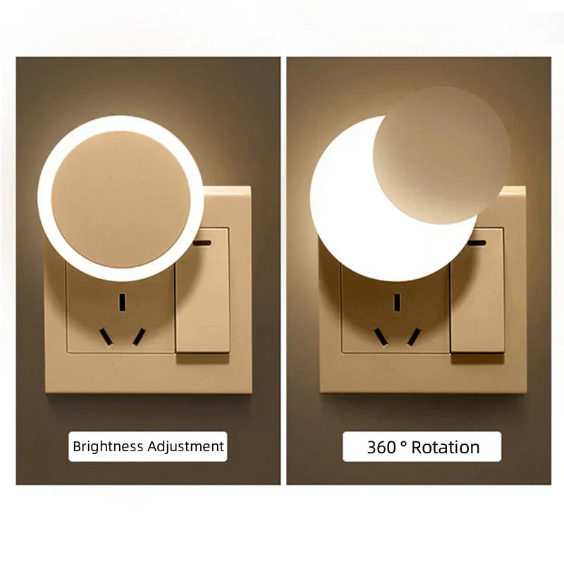 مصابيح ليلية DecorBites™ LED مستشعر ضوء للتحكم في غرفة نوم الأطفال