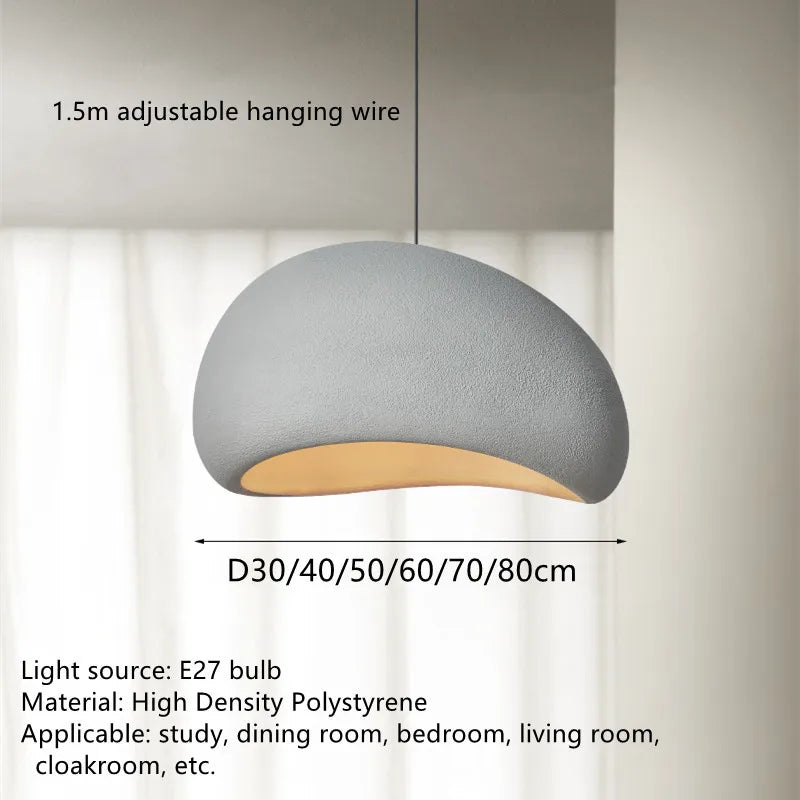 DecorBites™ Handmade Wabi Sabi LED Chandelier Modern Bedroom Lighting Pendant Lamp