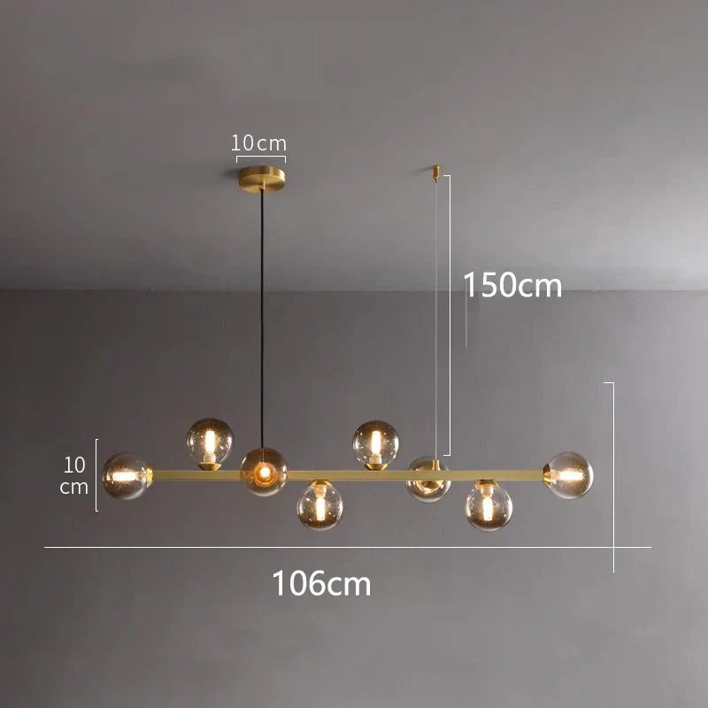 ثريات DecorBites™ LED المتدلية لإضاءة غرف المعيشة والطعام العصرية