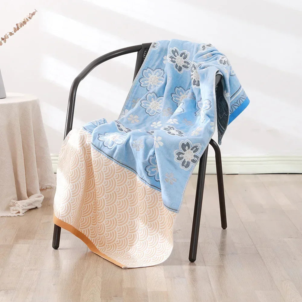 DecorBites™ Cotton Bath Towel - Soft & Quick Dry - 70x140cm