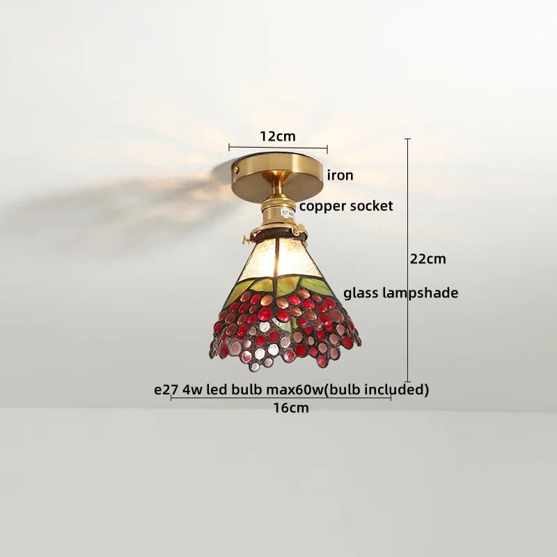 مصابيح سقف زجاجية LED DecorBites™ ديكور فني حديث لإضاءة غرفة المعيشة المنزلية