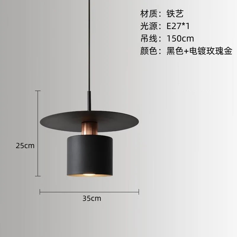 Nordic Vintage White Single Pendant Light