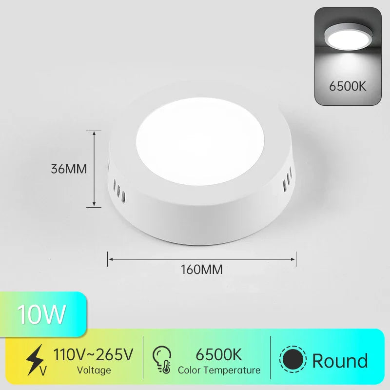 مصباح لوح الثريا السقفية LED من DecorBites™ لإضاءة ديكور المنزل