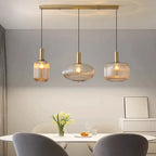 Modern Ring Glass Pendant Light
