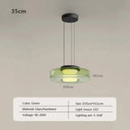 Nordic Glass Pendant Light in Green or Gray
