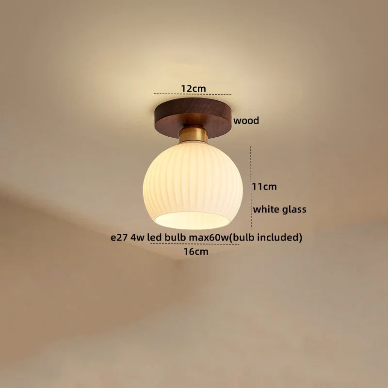 DecorBites™ LED Ceiling Light Modern Style Indoor Lighting Aluminum Glass Nordic Lamp