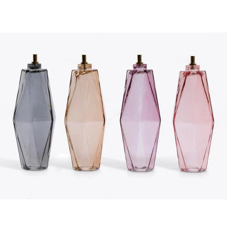 "DecorBites™ Large Pink Glass Chandelier Amber Classic Lighting for Dining Room"