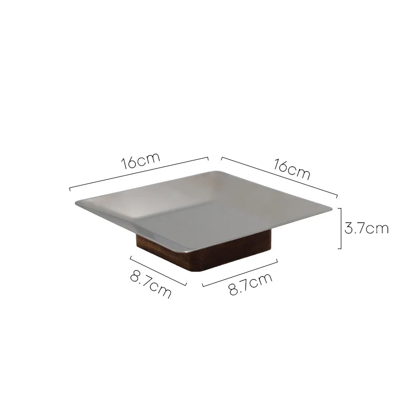 DecorBites™ Acacia Wooden Fruit Bowl Tray for Living Room Coffee Table Décor