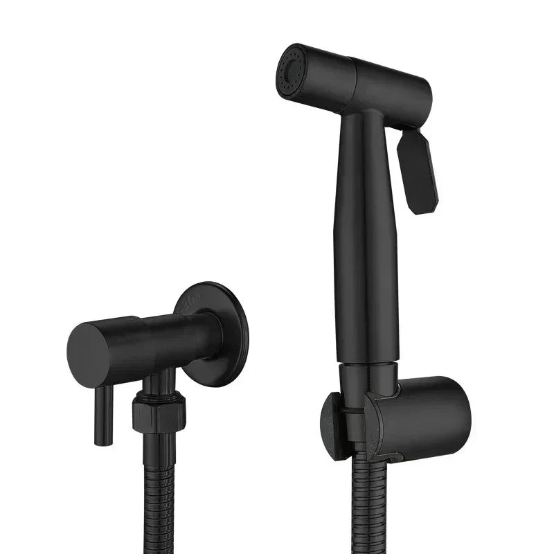 DecorBites™ Black Gold Bidet Sprayer Set - High Pressure Bathroom Faucet Kit