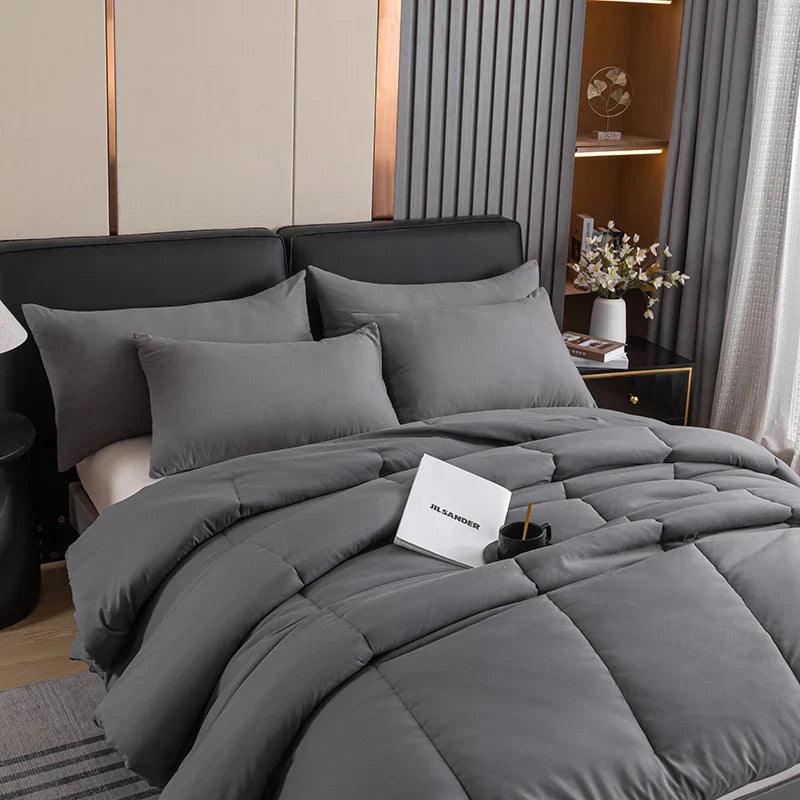 DecorBites™ Cozy Queen/King Duvet & Pillowcase Set - Soft, Breathable, Durable Blanket