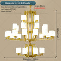 2024 New Duplex Villa Chandelier: DecorBites™ High Jump Floor Hollow Lamps Lighting