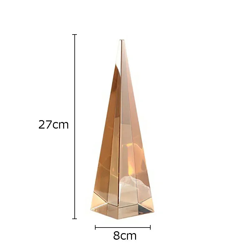 DecorBites™ Geometric Crystal Artwork Polyhedron Sculpture Desk Decoration Modern Home Decor