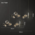 DecorBites™ Glass Ball G9 LED Chandelier: Modern Minimalist Nordic Design