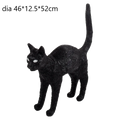 DecorBites™ Black Cat Resin Table Lamp for Bedroom Office Dining Room