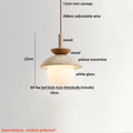 DecorBites™ LED Wood Pendant Light Fixture Wabi Sabi Hang Lamp for Living Room