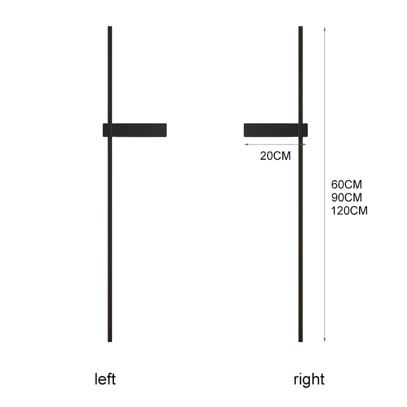 DecorBites™ LED Wall Lights: Minimalist Design for Bedroom, Living Room, Hotel, Stairs, Hallway