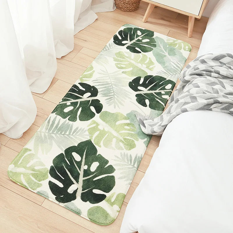 DecorBites™ Cozy Faux Lamb Wool Bedside Rug for Bedroom Decor Anti-Slip Soft Living Room Carpet