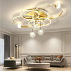 Modern Iron Acrylic Dimmable LED Pendant Light