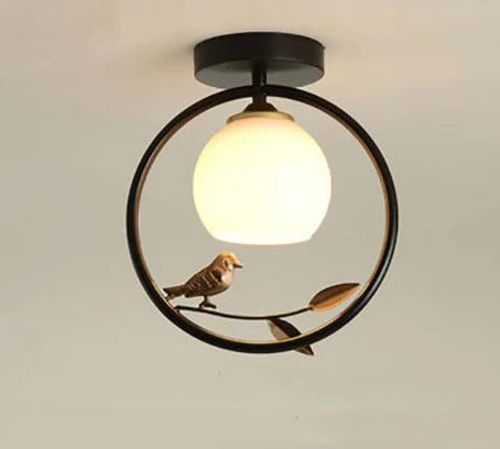 وحدة إضاءة سقف على شكل طائر من DecorBites™ للممرات، المداخل، غرف تبديل الملابس، البارات، الشرفات