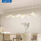 Nordic Long Wave Aluminum Pendant Light